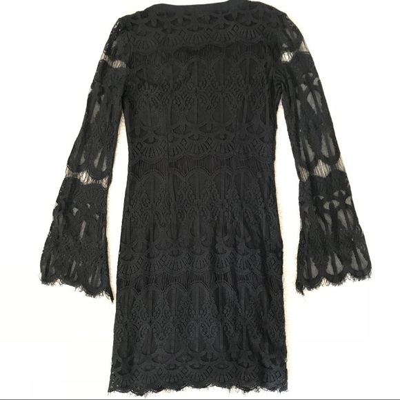 ARROW + SOL Lina Lace Dress L/S Size Small - Picture 6 of 7